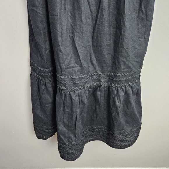 Princess Highway Rick Rack Midi Dress Black AU 16 / US 12 - Picture 7 of 13